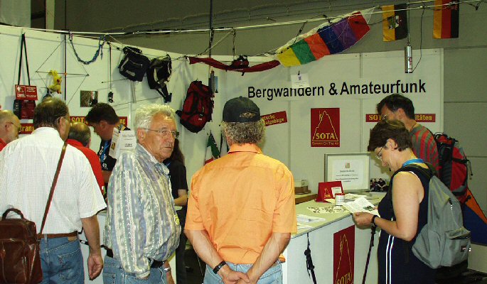 SOTA live am Informationsstand