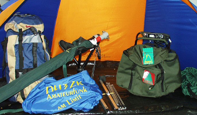 SOTA Equipment zum Anfassen