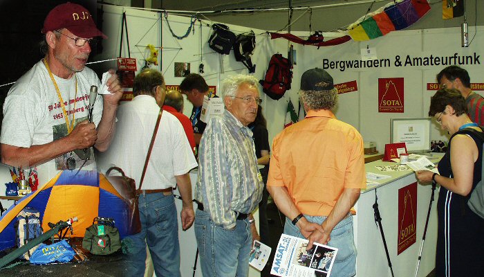 SOTA zur HAM RADIO 2005 in Friedrichshafen