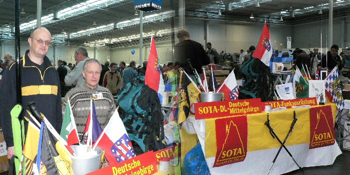 SOTA Standbetreuung durch Andy und Matthias auf der Interradio 2005