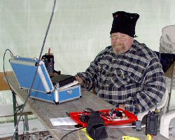 Klaus, DL5ZL bei der Winteraktivierung